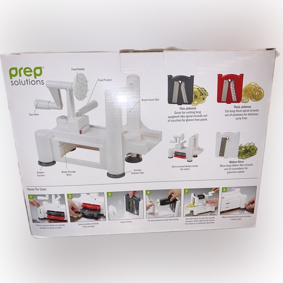 NIB Deluxe Veggie Spiral Cutter for Healthy Pasta - Picture 3 of 5